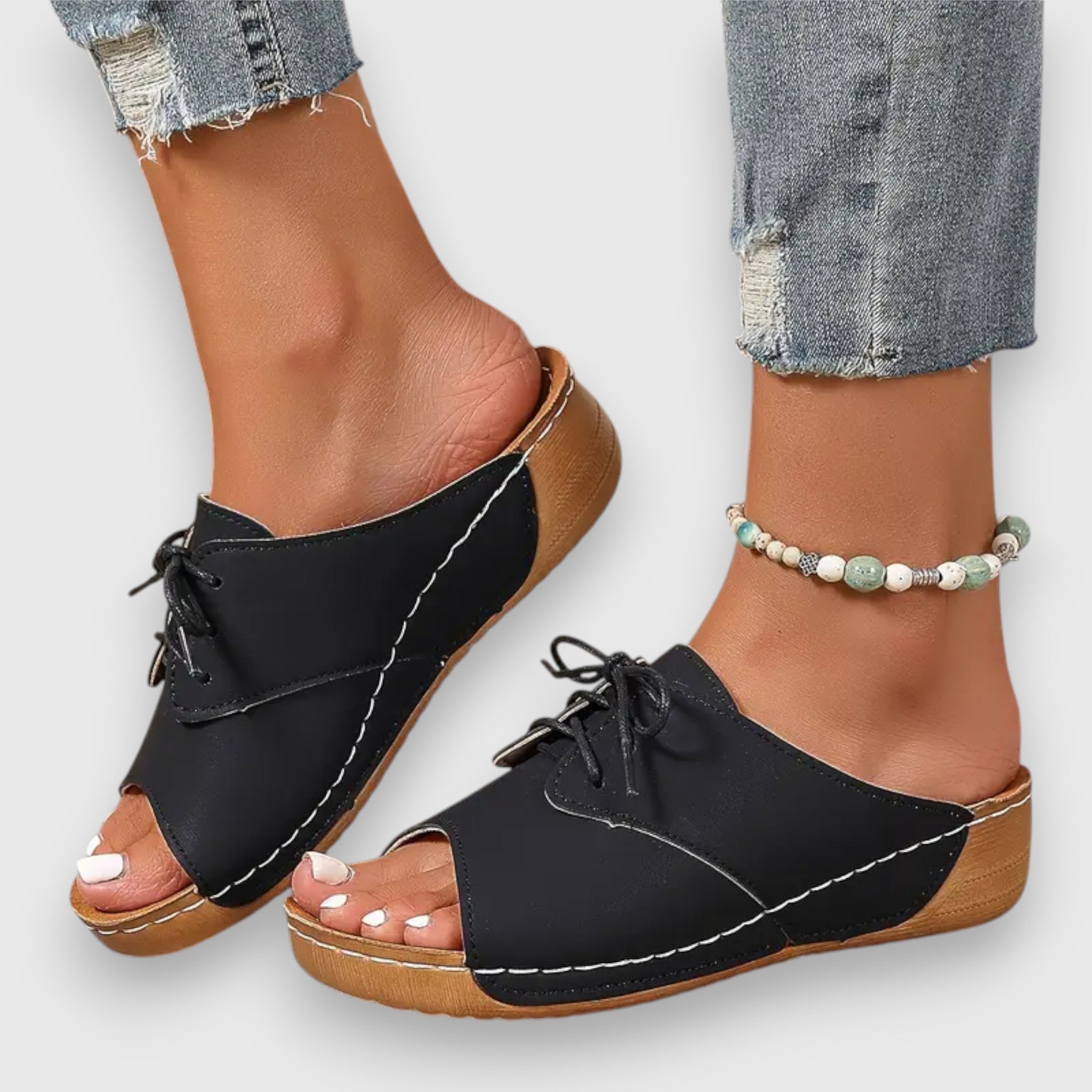 Saszkia | Vintage stílusú kényelmes szandál