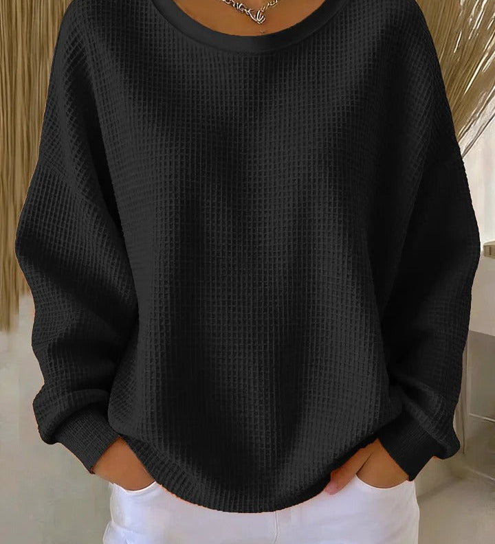 Nova | Klasszikus pamut pulóver