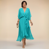MARTA™ | CHIFFON RUHA V KIVÁGÁSSAL