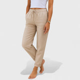 Klara | Lenvászon nadrág elegáns részletekkel