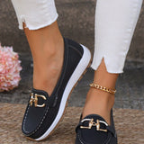Ellie - Flat Buckle Loafer
