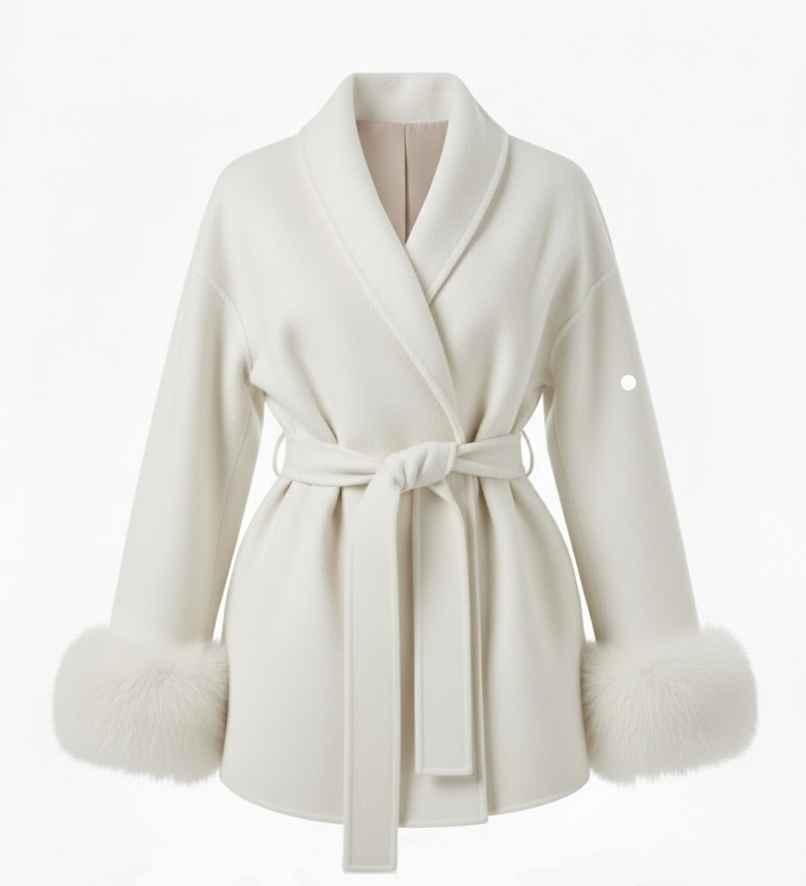 Arctic Grace | Elegáns gyapjúkabát