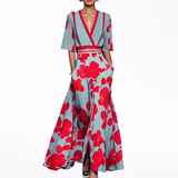 Valentina | Elegáns Maxi Ruha Mély Dekoltázzsal