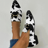 Diana | Printed Loafer with Buckle