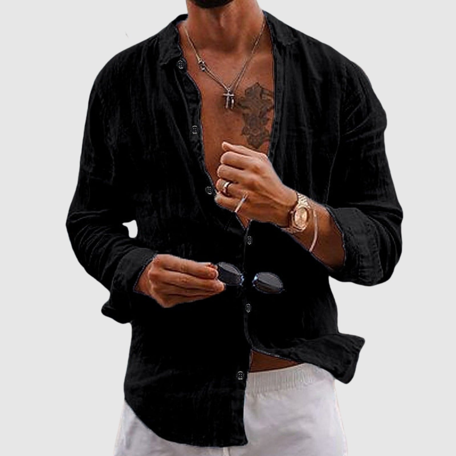 Imre | Laza elegáns ing meleg napokra