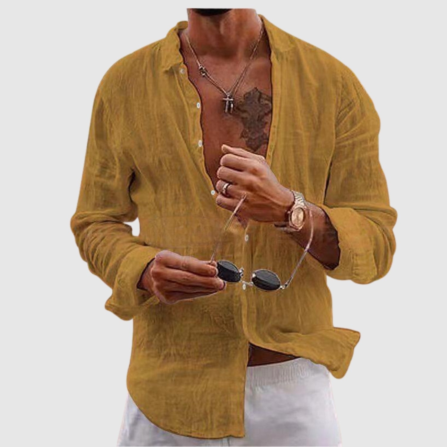 Imre | Laza elegáns ing meleg napokra