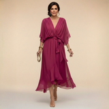 MARTA™ | CHIFFON RUHA V KIVÁGÁSSAL