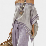 Róza | Bohém stílusú bambusz szett