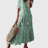 Amalia | Boho Vintage Nyári Maxi Ruha