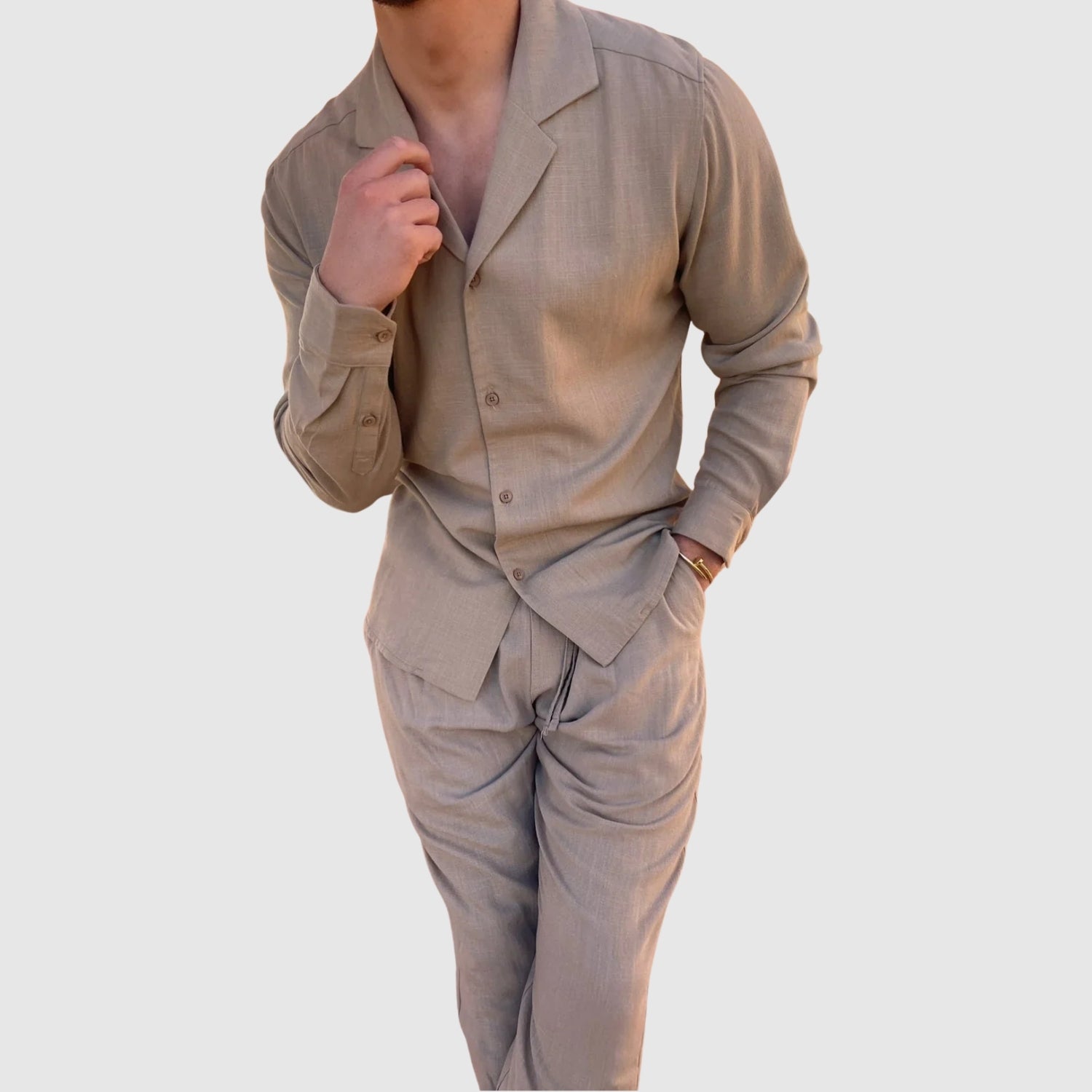 Jenő | Kényelmes elegáns vászon szett