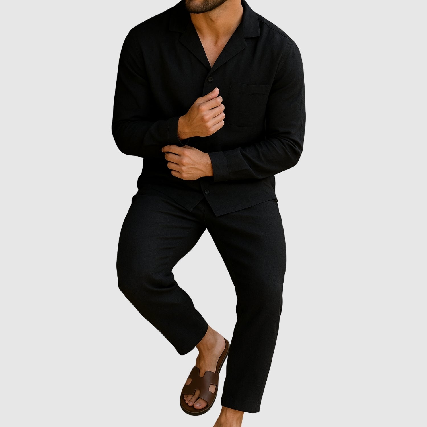 Jenő | Kényelmes elegáns vászon szett