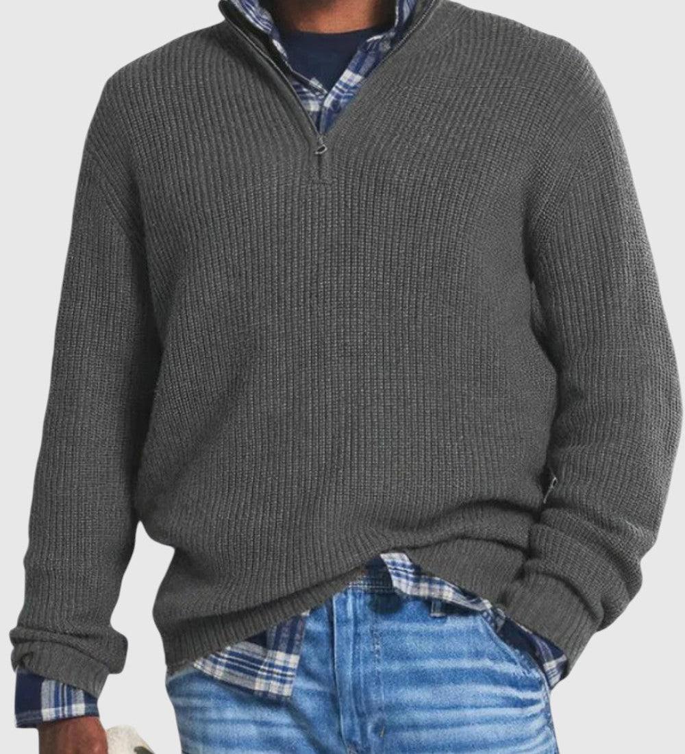 Nimród | Elegáns cipzáras pulóver kényelem