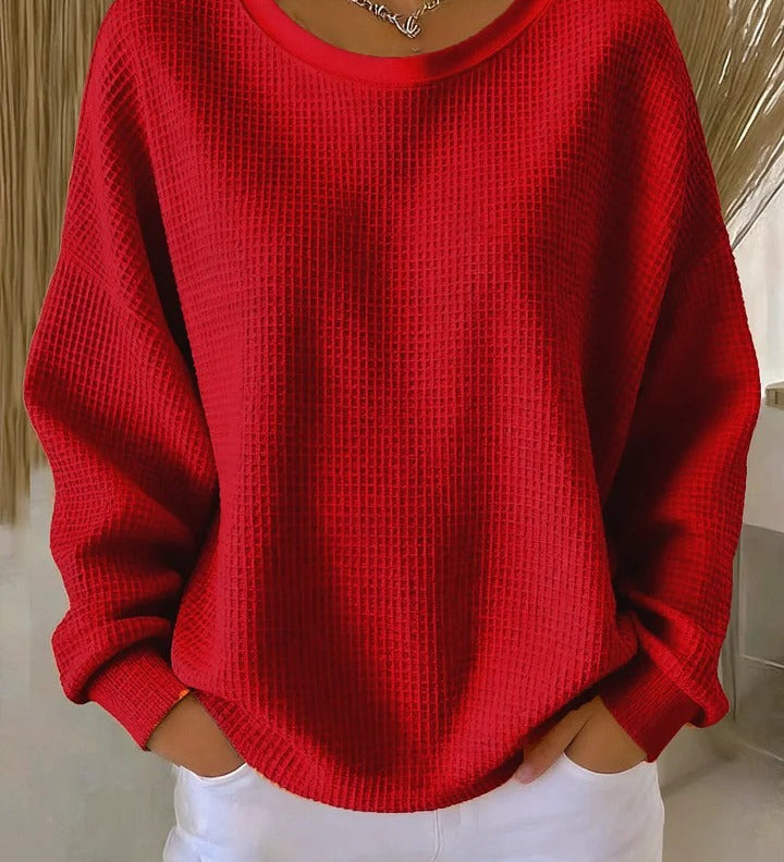 Nova | Klasszikus pamut pulóver