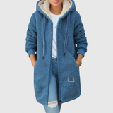 Szeléna | Stílusos meleg fleece dzseki