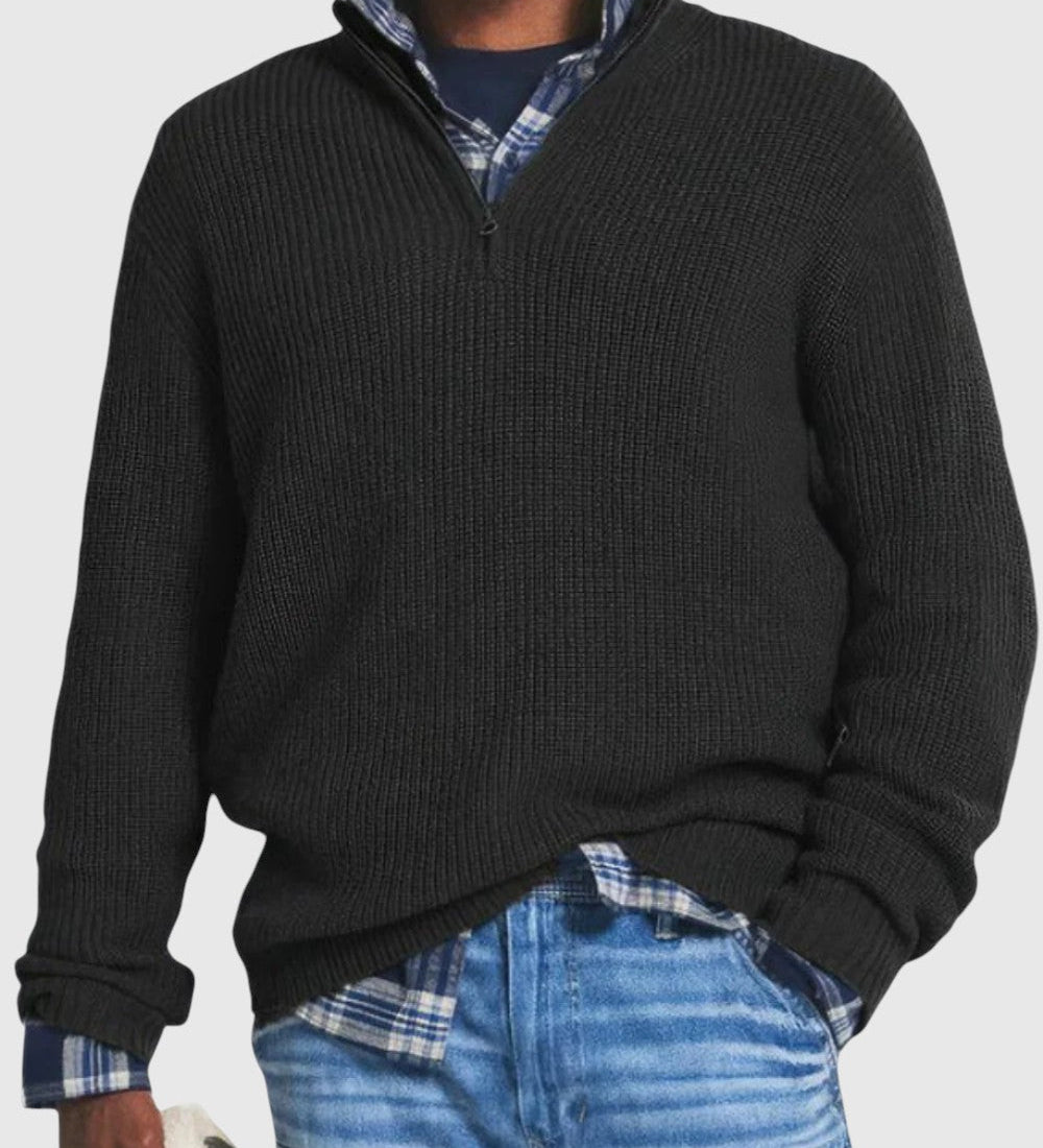 Nimród | Elegáns cipzáras pulóver kényelem