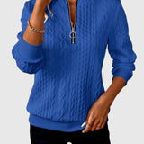 Amalie | Kötött pulóver cipzárral elegáns