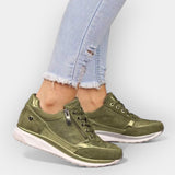 Virág | Kényelmes cipzáras sportcipő dizájn