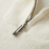 Hunor | Félcipzáras kasmír póló férfiaknak