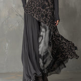 Carmen | Leopárdmintás maxi boho ruha