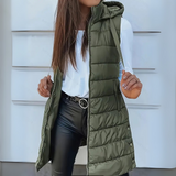 Rain | Kapucnis puffer mellény