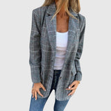 Brenda | Kockás Brenda blézer téli must-have