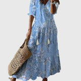 Amalia | Boho Vintage Nyári Maxi Ruha