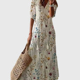 Amalia | Boho Vintage Nyári Maxi Ruha