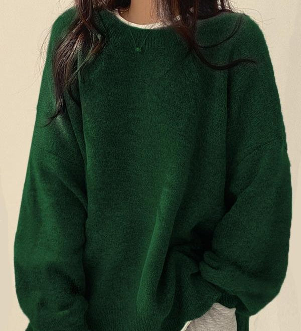 Kiara | Női lezser pulóver ejtett vállrésszel