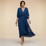 MARTA™ | CHIFFON RUHA V KIVÁGÁSSAL