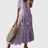 Amalia | Boho Vintage Nyári Maxi Ruha