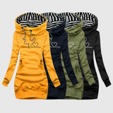 Kristina | Kristina elegáns pulóverruha szívvel