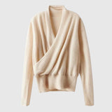 Elena | Elegáns V-kivágású pulóver
