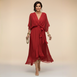 MARTA™ | CHIFFON RUHA V KIVÁGÁSSAL