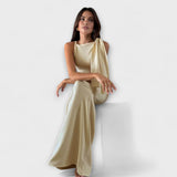 Kloé | Elegáns off white maxi ruha