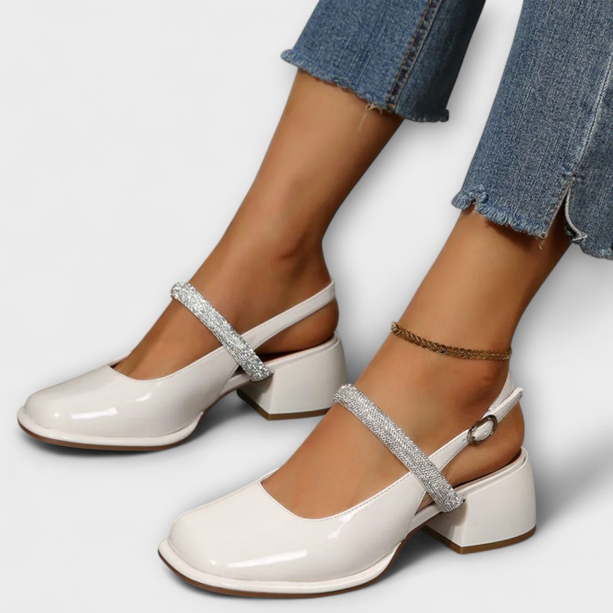 Celandra | Prémium lakkbőr Mary Jane cipő