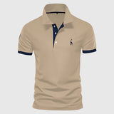 Miksa | Férfi pamut póló elegáns