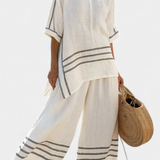 Panna | Könnyű pamut len overall