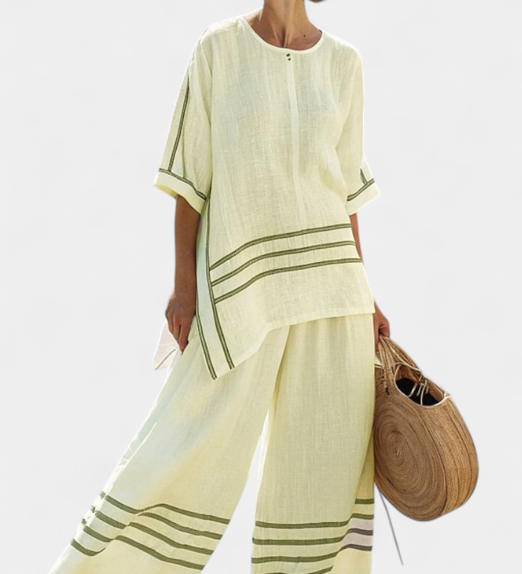 Panna | Könnyű pamut len overall