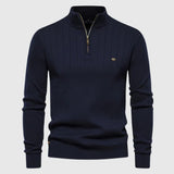 Botond | Kényelmes elegáns zipzáras pulóver