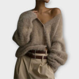 Dália | Kényelmes oversized kötött kardigán