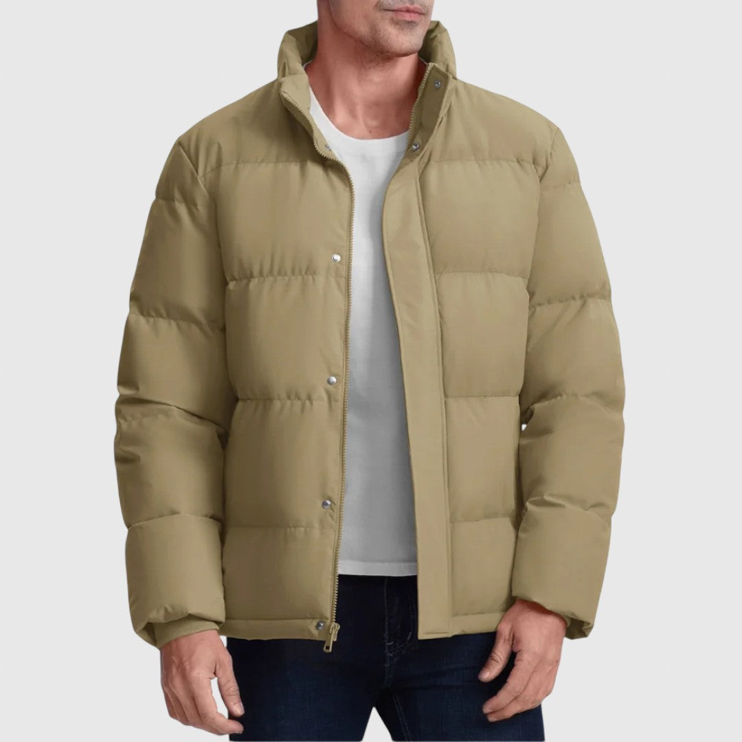 Lubomir | Férfi steppelt kabát meleg stílusos