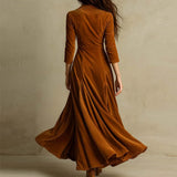 Anna | Hosszú bársonydressz