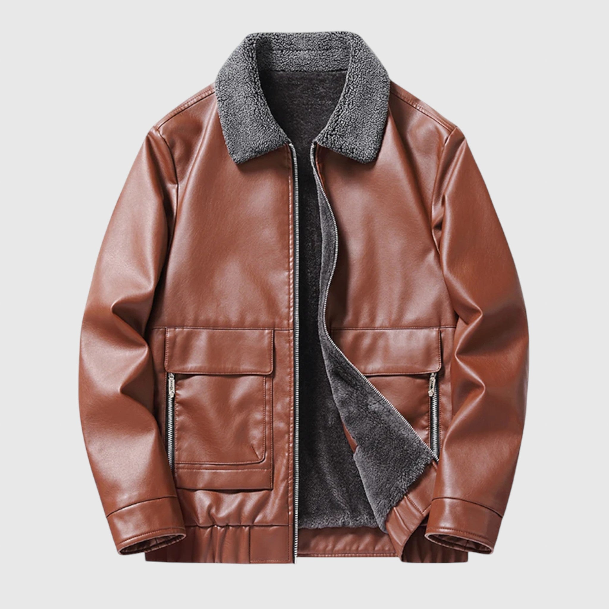 Róza | Férfi bőrkabát örök elegancia