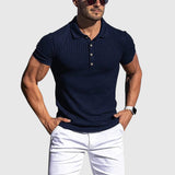 Henrik | Elegáns csíkos férfi pólóing