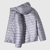 Atanász | Férfi steppelt kabát meleg kényelmes