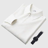 Ákos | Cipzáras férfi elegáns pulóver