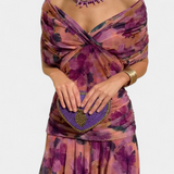Amarra™ – Elegáns Hosszú Ruha Drapé Chiffonból
