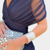 Amarra™ – Elegáns Hosszú Ruha Drapé Chiffonból