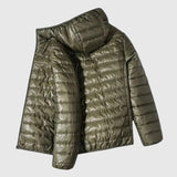 Atanász | Férfi steppelt kabát meleg kényelmes