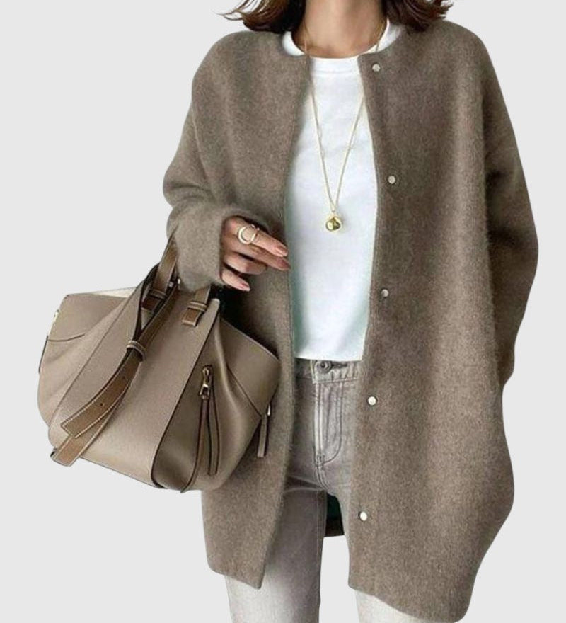 Juli | Puha hosszított kardigán gombokkal